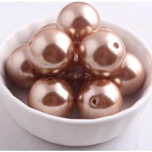 Kwoi vita 20mm Chunky Fashion A32 100pcs a lot , Loose Imitation Plastic Pearl for Chunky Beads Jewelry