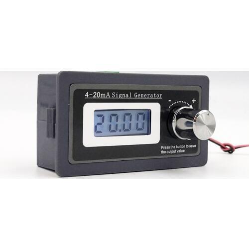 Upgraded Programmable 4-20mA Signal Generator Panel-mounted Curve 3-21mA Output 4-20mA Simulator Module