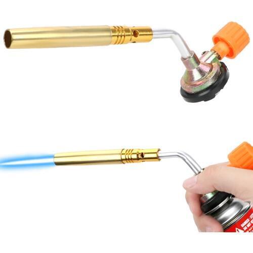 NICEYARD Portable Flame Gun Camping Welding BBQ Tool Flamethrower Burner Hand Ignition Butane Gas Blow Torch Welding Torch