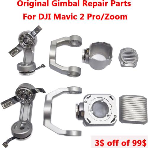 Original DJI Mavic 2 Pro Zoom Part - Gimbal Camera Repair Parts Lens Frame Cover Roll/Yaw Arm Pitch /Roll Motor (Used)