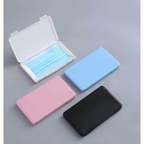 Masks Case Saves Masks Box Portable Pp Box for Storing Mask Cartoon Students Mask Storage Dustproof Mask Organizer