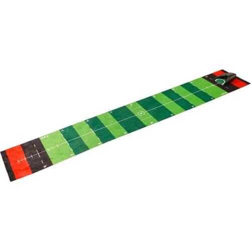 10ft Durable Golf Putting Green Mat with Auto Ball Return Function Aid Gift
