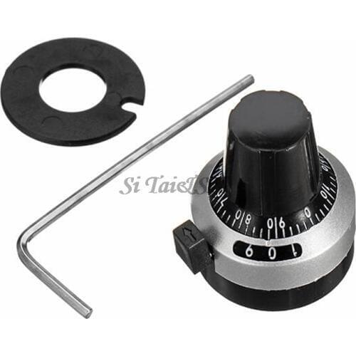1PCS 3590S 6.35 mm precision scale knob potentiometer knob equipped with multi-turn potentiometer