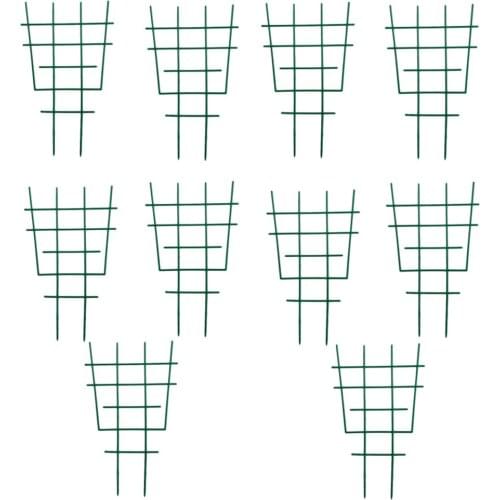 Garden Trellises T-shaped Rack Plant Support 30.5x18.5x0.5cm Vegetable Supporting Plastic Flower Cucumber Plants Stander