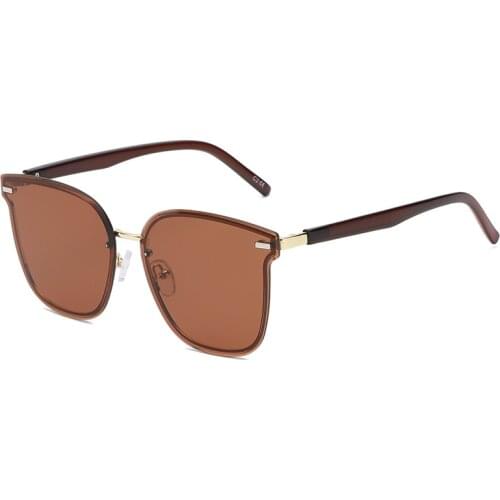 Metal Cat Eye Designer Sunglasses Women High Quality Fashion Sun Glasses 2021 Luxury Eyewear for Female Oculos De Sol