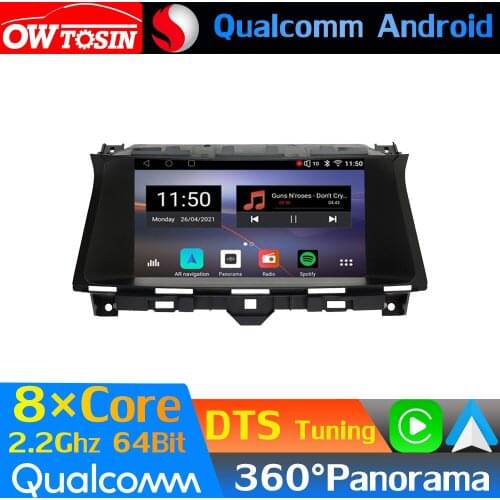Qualcomm 8Core Android Car Multimedia For Honda Accord 8 CP CS Inspire 2007-2012 Original Style DTS 360 Camera Radio GPS CarPlay