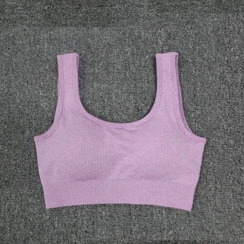 Women Seamless Sports Yoga Bra Push Up Workout Female Sport Top Crop Fitness Run Wear Gym Brassiere Womens Sportswear