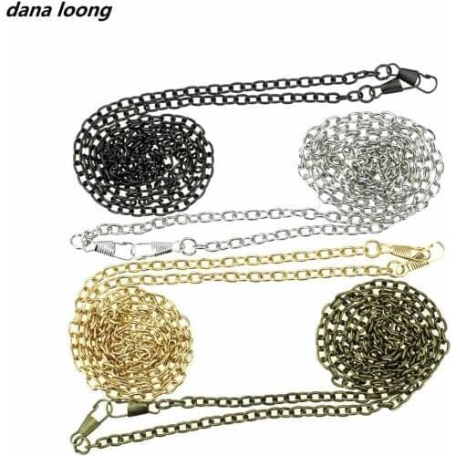 1 Piece About Length 120 CM Width 0.5cm O Type Replacement Metal Purse Chain For Shoulder Cross Body Handbags Bag Accessories