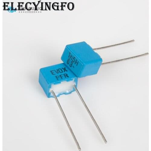 10PCS/100PCS 1500pf 63V 1.5nf 0.0015uf/63v EVOX PFR High precision 2% film electrodeless capacitor