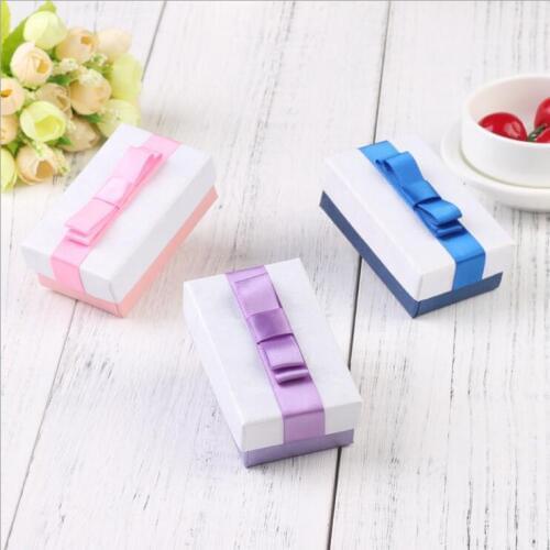 10pcs High Quality Fresh Gifts Jewelry Box Organizer Necklace Pendant Earrings Ring Box Charms Jewelry Display Box Crafts 2018