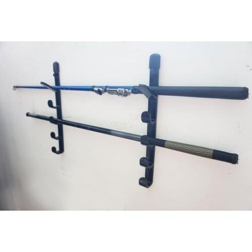 2pcs/lot Fishing Rod Storage Holder Rest Australia 5 Slots， Wall Side Mounted Kits Tackle