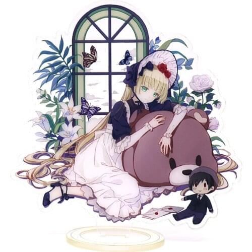 Anime GOSICK Victorique De Blois Cosplay Double Side Acrylic Stand Figure Model Plate Desk Decoration Gift 15cm