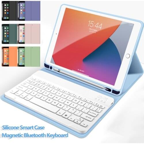 Magnetic Keyboard Case for 2021 IPad Pro 12.9 11 10.5 9.7 inch Case with Bluetooth Keyboard for iPad Air 4 3 2 1 10.9 10.2 Cover