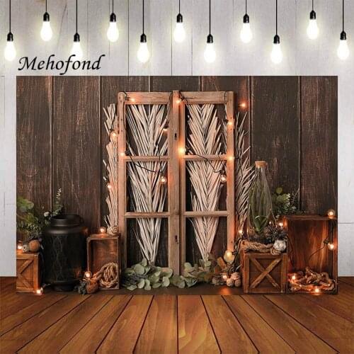 Mehofond Photography Background Vintage Wooden Wall Flash Light Kids Children Newborn Baby Portrait Decor Backdrop Photo Studio