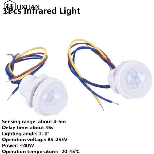 Home Indoor Outdoor Infrared Light Motion Sensor Time Delay Home Lighting Switch Led Sensitive Night Lamp