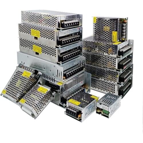 AC DC 5V 12V 24V 36V 48V Power Supply 1A 3A 5A 10A 20A 30A Transformers 220V TO 5V 12V 24V Power Supply 5 12 24 36 V Volt SMPS