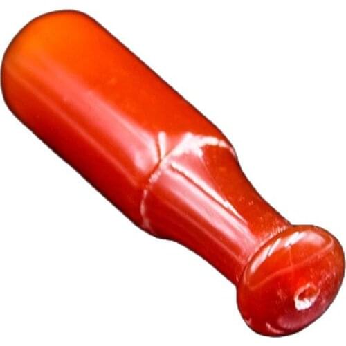 China Handmade Natural Red Agate Carving Agate Of Cigarette Holder