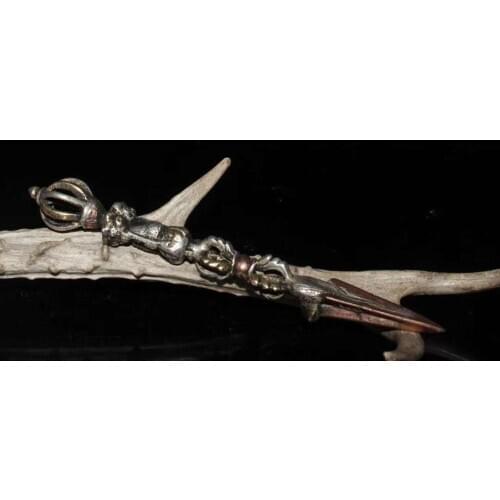 Collection ancient Chinese copper dharma-vessel dagger amulet tool,Town House Lucky,Ward off evil spirits