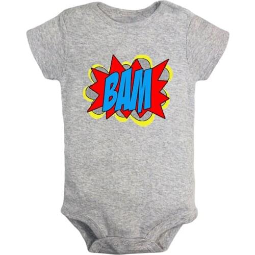 Cute Little lion Superhero words Hero Newborn Baby Girl Boys Clothes Short Sleeve Romper Jumpsuit Outfits 100% Cotton