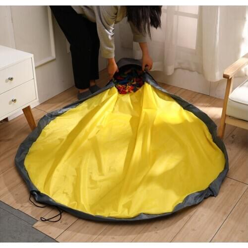 New Version 150CM 2 IN 1 Fast Toy Clean-up Storage Container Organizer