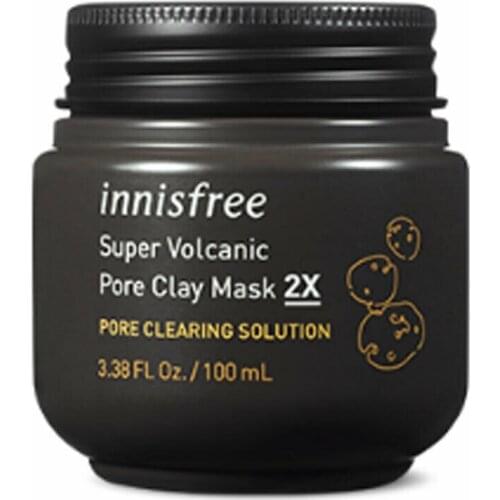 Super Volcanic Pore Clay Mask 2X 100ml Blackhead Remover Mask Face Care Acne Treatment Oil Control Skin Care Korean cosmetics
