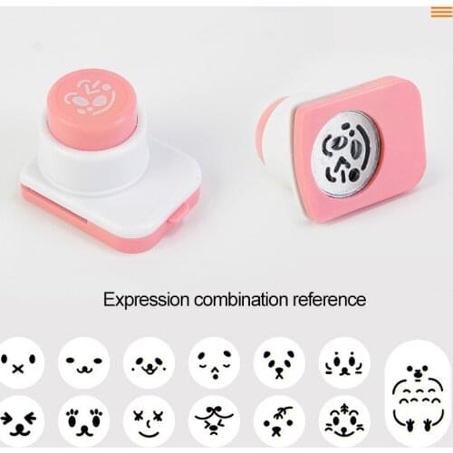 Cartoon Rice Ball Molds DIY Smiling Face Shape Sushi Maker Mould Seaweed Cutter Rice Ball Kitchen Bento Decoration