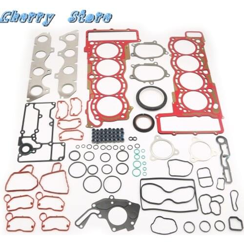 New Engine Repair Rebuilding Kit Cylinder Head Gasket Seals Set 079103383DP + 079103383DQ For Audi A8 RS6 RS7 S6 S7 S8 4.0 TFSI