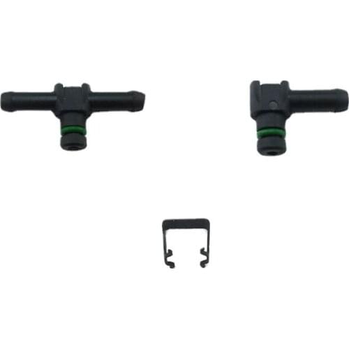 For Isuzu Denso 4KH1 Common Rail Injector Tube Return Pipe Joint Tee Circlip