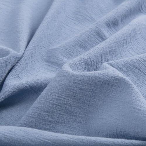 Crepe Cotton Fabric Sewing Material Fluorescent-Free For Children Garment Or Women Dress W300248