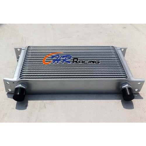 FOR Silver Universal 19 Row AN-10AN Engine Transmission Racing Oil Cooler Aluminum
