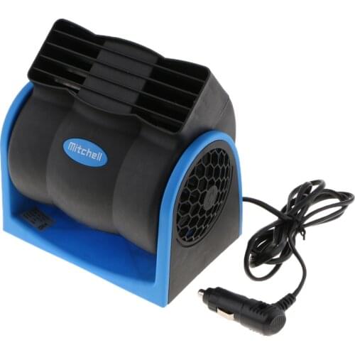 Vehicle Cooling Fan Car Air Circulator Bladeless Fan 12V 2-Speed, Low Noise