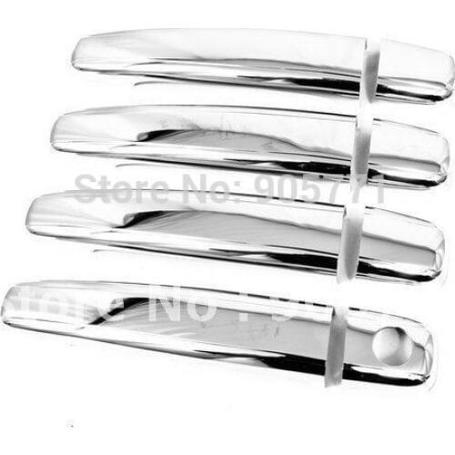 High Quality Chrome Door Handle Cover for Peugeot 407 free shipping