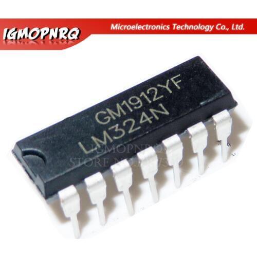 10pcs LM324N LM324 DIP-14 Operational Amplifiers - Op Amps Quad Operational Amp new original