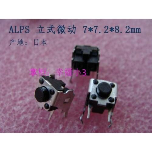 10pcs/lot Original ALPS Vertical Mouse Micro Switch Mouse Button for IE4 0.74N