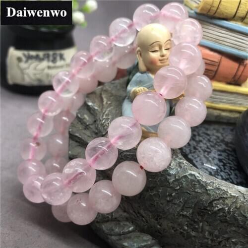 2A and 4A Rose Quartz Bracelet for Women Gift Natural Stone Factory Outlet