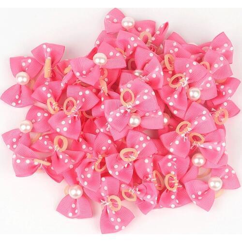 Small Dogs Accessories Bows Hair Yorkshire Grooming For Pets Supplies Hair Clips Grooming Table Bows fiocchi cane chien