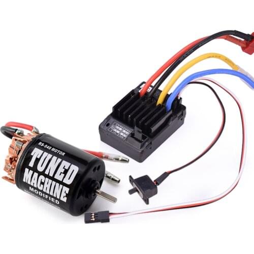 AUSTAR D60A Brushed ESC 60A 2-3S LiPo Electric Speed Controller for 1/10th RC Touring Cars Buggies Off-road Trucks Rock Crawlers