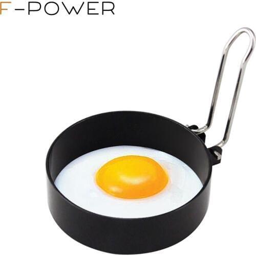 Egg Ring, Stainless Steel Omelet Mold, Round Egg Pancake Maker Mold, 1 Pcs Round Breakfast Household Mold Tool Omelette
