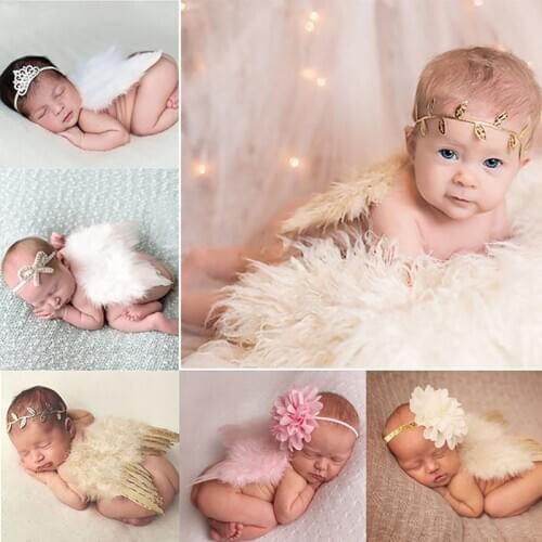 Newborn Baby Girls Boys Angel Costume Photo Photography Prop Outfits New Dropship