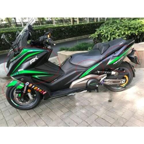 Motorcycle Headlight Fairing Stickers Decals Emblems For KYMCO AK550