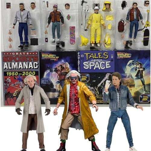 Back To The Future Doc Brown Marty McFly Guitar Audition Figure Neca Ⅱ Sports Almanac Martin The 35th Anniversary