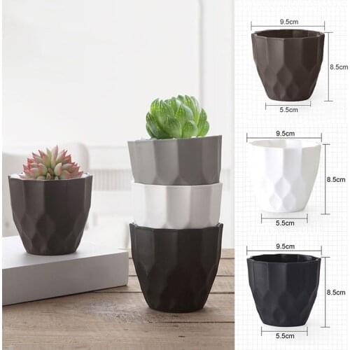Plastic Nursery Pots Mini Plant Flower Seedlings Pots Lightweight Container Seed Growing Garden Planters For Desk Decoration