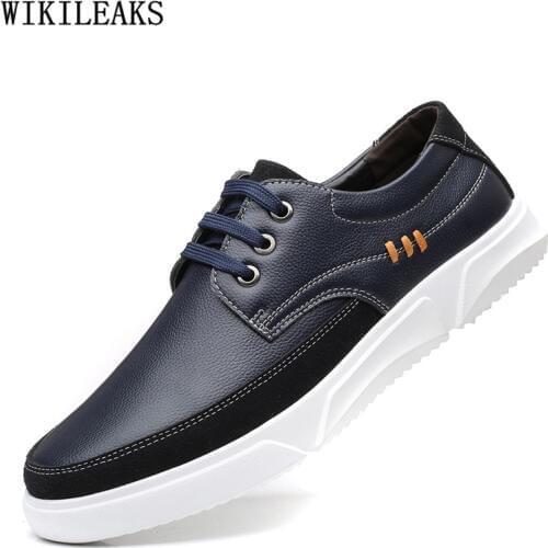 Casual Shoes Men Fashion Summer Men Shoes Leather Big Size 48 Brand Comfortable Designer Shoes Men High Quality Chaussure Homme