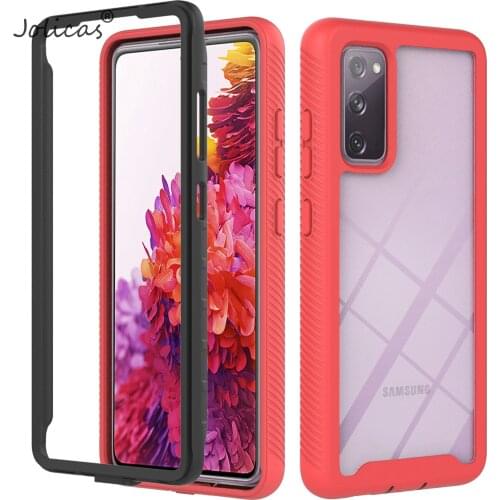 Rugged Clear Back Shell Armor Cases For ajax Samsung S20FE Covers Case Frame Phone Cover Galaxy S20 Lite Fan Edition Telefoon