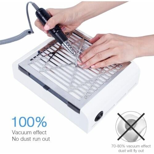 40W Nail Dust Collector Nail Fan Art Salon Suction Dust Collector Cleaner Fan
