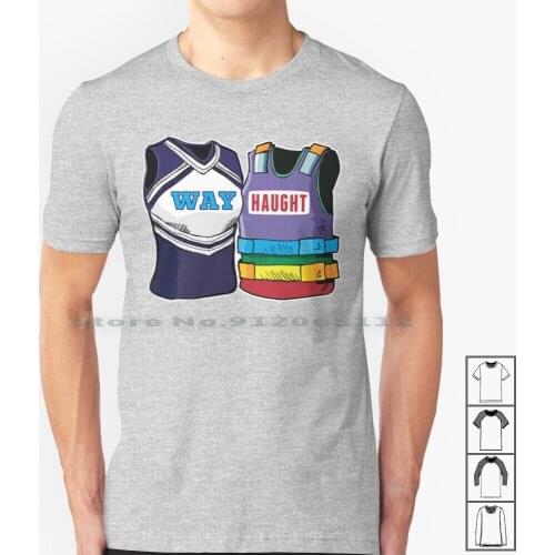 Wayhaught Wynonna Earp Rainbow Vests T Shirt 100% Cotton Wayhaught Wynonna Earp Bulletproof Lesbian Lgbtq Bury Your Gays Nicole