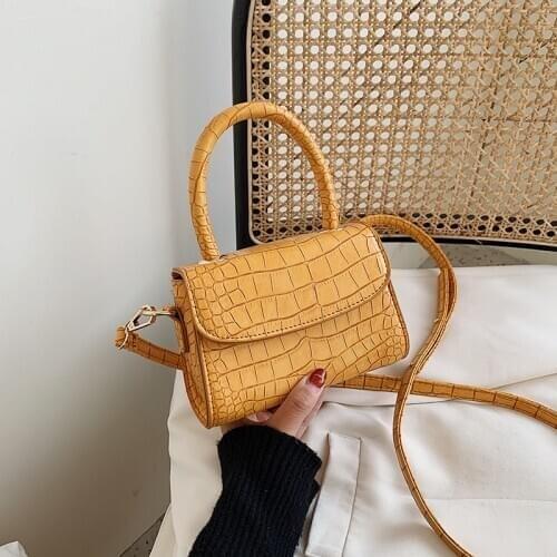 Luxury Handbags Women Bags Designer Crocodile Pattern Tote Bag Ladies PU Leather Fashion Small Messenger Shoulder Bag Sac A Main