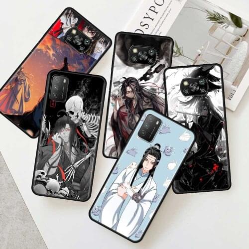 Anime Mo Dao Zu Shi Silicone Phone Case For Xiaomi Mi 11 Lite 5G Poco X3 NFC M3 Pro F3 GT Pocophone F1 Redmi Note 9S Cover