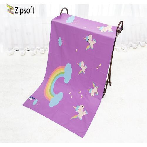Zipsoft Beach towel Microfiber Towels Printed Traveling Quick dry Sport Swimming Bath Camping Christmas gift Cartoon Larger size