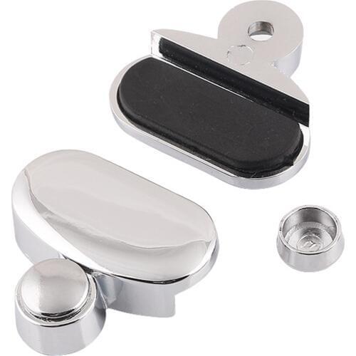 4 Pcs Glass Clamp Bathroom Mirror Clips Zinc Alloy Glass Clip Shelf Support Brackets Holder WWO66